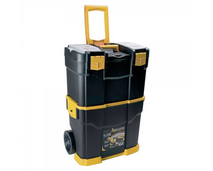 Carro Portaherramientas / Maletín De Herramientas Con Ruedas 460x280x665 mm. Caja Almacenaje, Malentin Organizador