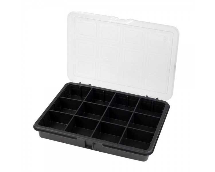 Organizador Plastico 12 Compartimentos 180x128x32 mm. Caja Almacenaje, Malentin Organizador, Organizador Plastico