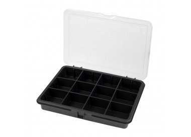 Organizador Plastico 12 Compartimentos 180x128x32 mm. Caja Almacenaje, Malentin Organizador, Organizador Plastico