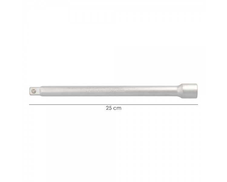 Alargadera Llave De Vaso Cuadradillo 1/2" Longitud 250 mm. Acero Cromo Vanadio