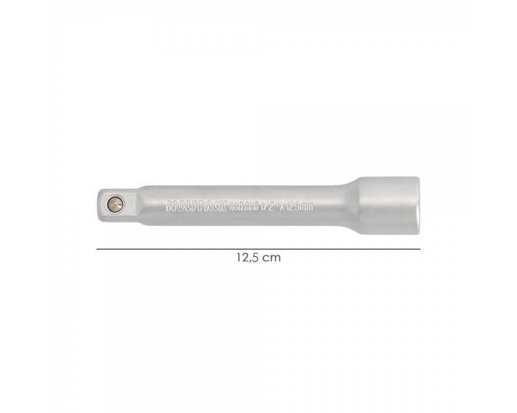 Alargadera Llave De Vaso Cuadradillo 1/2" Longitud 125 mm. Acero Cromo Vanadio