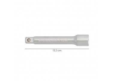 Alargadera Llave De Vaso Cuadradillo 1/2" Longitud 125 mm. Acero Cromo Vanadio