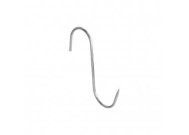 Gancho Carnicero Inoxidable Nº 2 De 120 x 5 mm. Gancho Para Productos Carnicos.