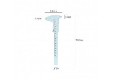 Calibre Plastico 150mm.