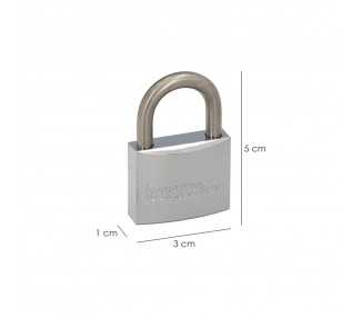 Candado Inoxidable Arco Normal  30mm.
