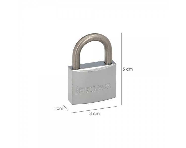 Candado Inoxidable Arco Normal  30mm.