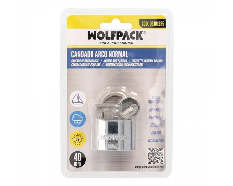 Candado Inoxidable Arco Normal  40mm.