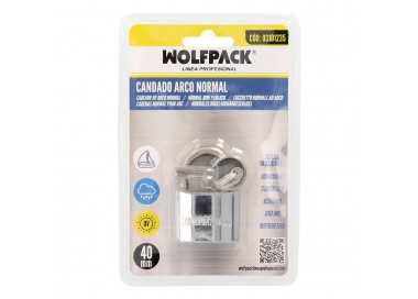 Candado Inoxidable Arco Normal  40mm.