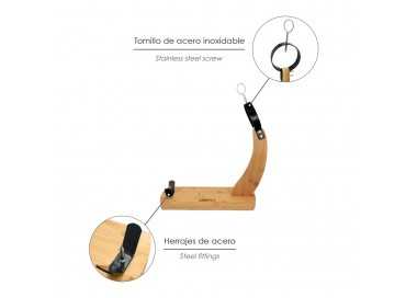 Soporte Jamon Góndola Bambú