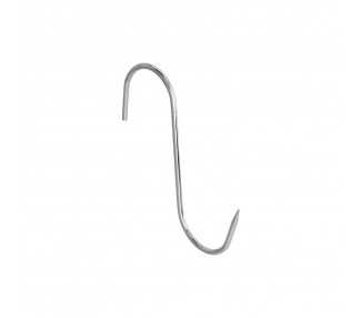 Gancho Carnicero Inoxidable Nº 7 De 220 x 10 mm. Gancho Para Productos Carnicos.