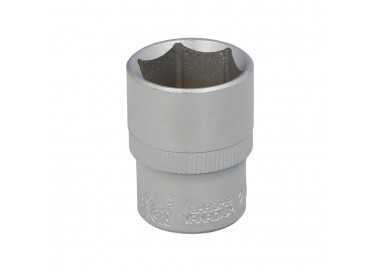 Llave Vaso 1/2" Hexagonal 22 mm. Perfil de 6 caras. Acero Cromo Vanadio, Aristas Redondas