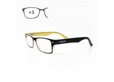 Gafas Lectura Kansas Negro / Amarillo. Aumento +3,0 Gafas De Vista, Gafas De Aumento, Gafas Visión Borrosa