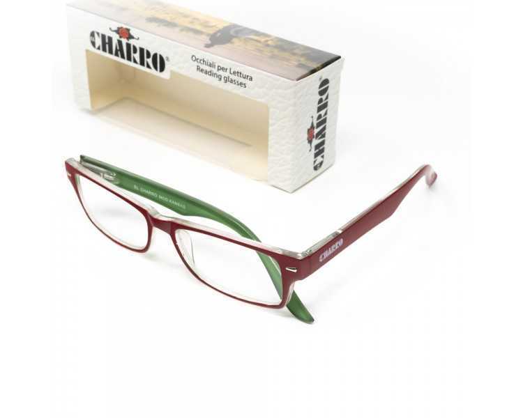 Gafas Lectura Kansas Rojo / Verde. Aumento +1,0 Gafas De Vista, Gafas De Aumento, Gafas Visión Borrosa