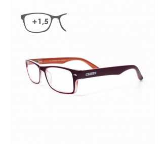 Gafas Lectura Kansas Morado / Naranja. Aumento +1,5 Gafas De Vista, Gafas De Aumento, Gafas Visión Borrosa