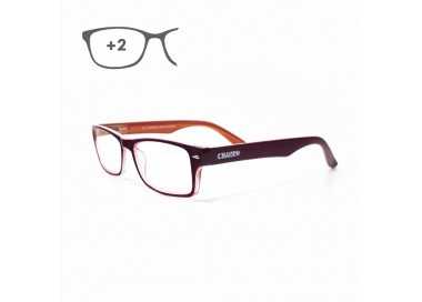 Gafas Lectura Kansas Morado / Naranja. Aumento +2,0 Gafas De Vista, Gafas De Aumento, Gafas Visión Borrosa