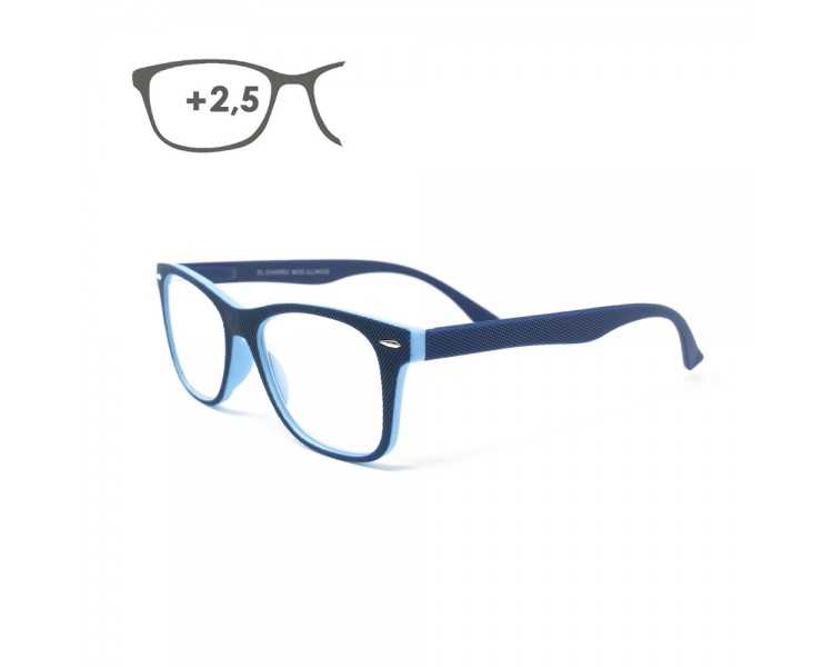 Gafas Lectura Illinois Azules. Aumento +2,5 Gafas De Vista, Gafas De Aumento, Gafas Visión Borrosa