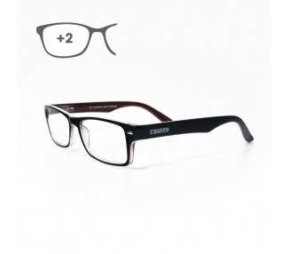 Gafas Lectura Kansas Azul Oscuro / Rojo. Aumento +2,0 Gafas De Vista, Gafas De Aumento, Gafas Visión Borrosa