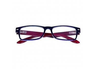Gafas Lectura Kansas Azul Oscuro / Rojo. Aumento +2,5 Gafas De Vista, Gafas De Aumento, Gafas Visión Borrosa