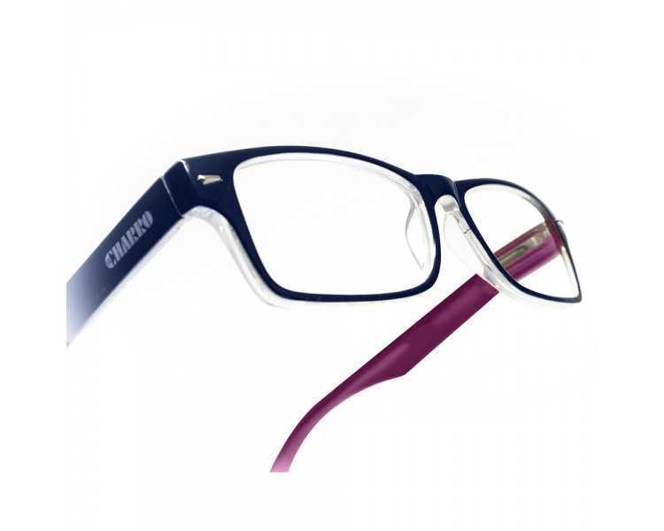 Gafas Lectura Kansas Azul Oscuro / Rojo. Aumento +2,5 Gafas De Vista, Gafas De Aumento, Gafas Visión Borrosa
