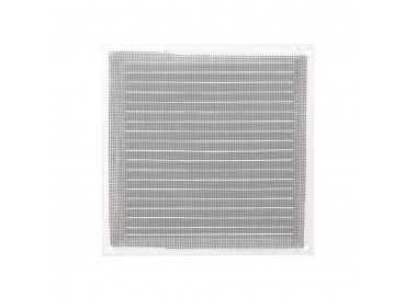 Rejilla Ventilación Aluminio Con Mosquitera Atornillable 175 x 175 mm. Color Blanco