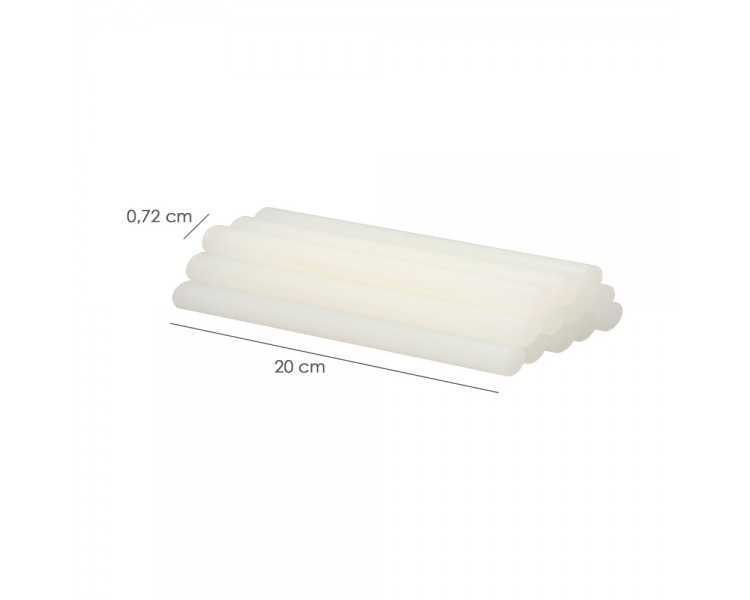 Barras De Pegamento Caliente Ø 7,2 mm. bolsa De 500 Gramos. Barras Silicona, Pegamento Pistola Termofusible, Silicona Pistola
