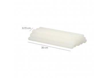 Barras De Pegamento Caliente Ø 7,2 mm. bolsa De 500 Gramos. Barras Silicona, Pegamento Pistola Termofusible, Silicona Pistola