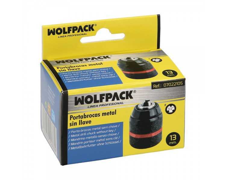 Portabrocas Sin Llave Metalico 1/2" Hembra. Brocas Hasta Ø 13 mm. Mandril taladro