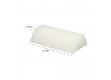Barras De Pegamento Caliente Ø 11,2 mm. bolsa De 1 Kg. Barras Silicona, Pegamento Pistola Termofusible, Silicona Pistola