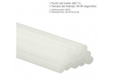 Barras De Pegamento Caliente Ø 11,2 mm. bolsa De 1 Kg. Barras Silicona, Pegamento Pistola Termofusible, Silicona Pistola