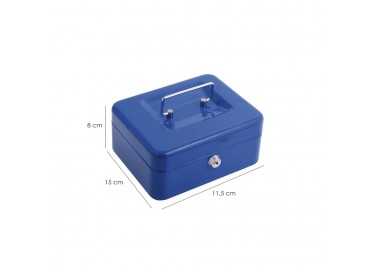 Caja Caudales Wolfpack  Pintada Nº 1   150x115 mm. Con Bandeja Interior