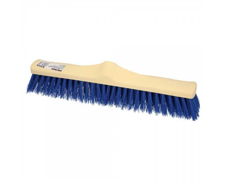 Cepillo Barrendero Industrial Fibra Semi Rigida PVC. Soporte Polipropileno 50 cm. (Sin Mango)