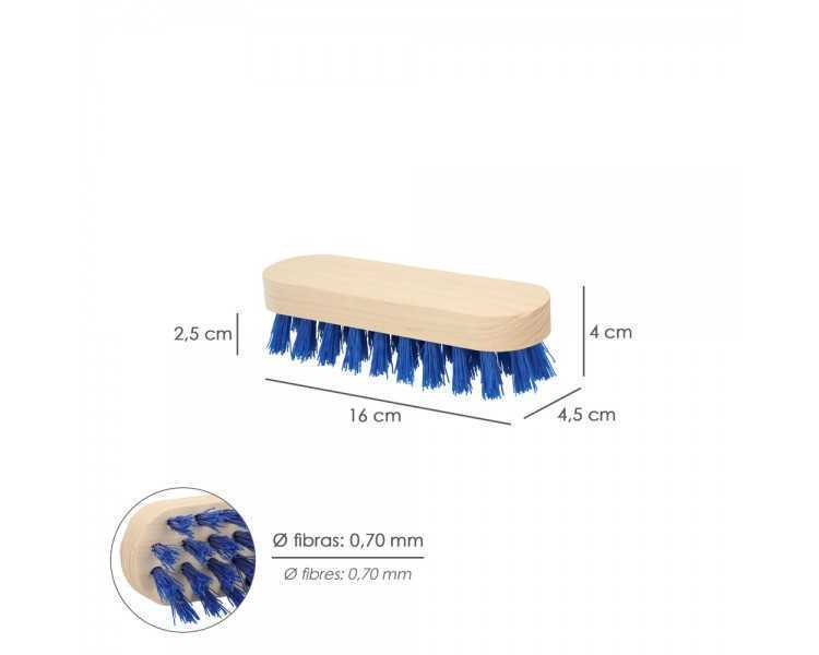 Cepillo Raices De Mano Fibra de PVC 4x9