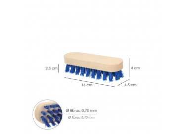 Cepillo Raices De Mano Fibra de PVC 4x9