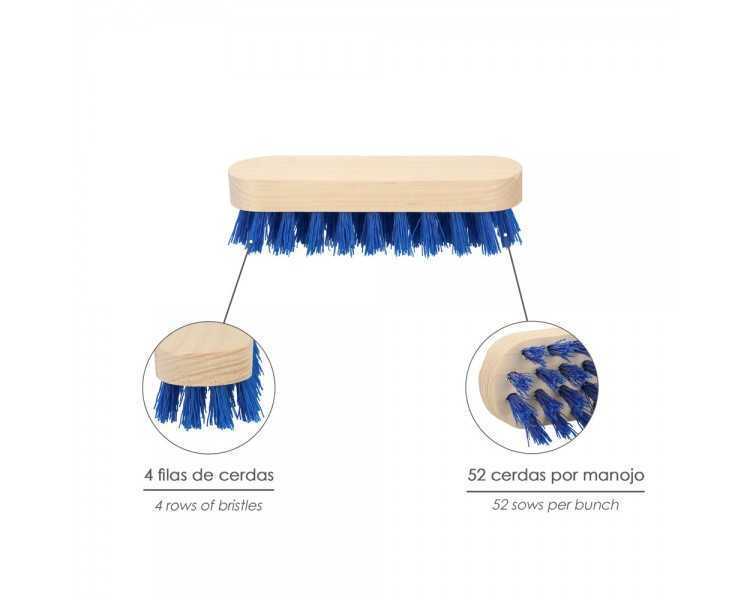 Cepillo Raices De Mano Fibra de PVC 4x9