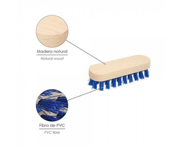 Cepillo Raices De Mano Fibra de PVC 4x9