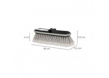 Cepillo Lavacoches Grande Extra Suave 28x9,5 cm. Protector De Goma. Limpieza De Coches, Camiones, Motos, Furgonetas