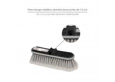 Cepillo Lavacoches Grande Extra Suave 28x9,5 cm. Protector De Goma. Limpieza De Coches, Camiones, Motos, Furgonetas