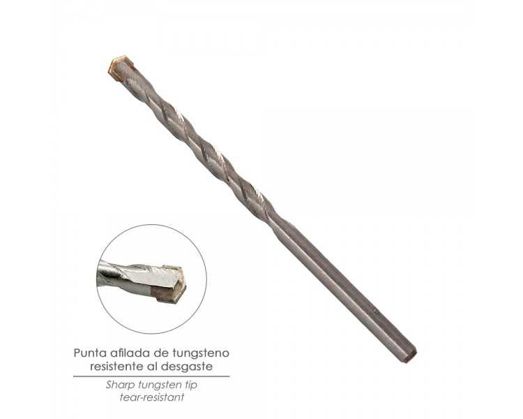 Broca Widia Piedra / Hormigón Ø 3 mm. Din 8039 Punta de Tungsteno.