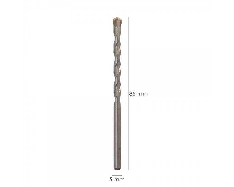 Broca Widia Piedra / Hormigón Ø 5 mm. Din 8039 Punta de Tungsteno.