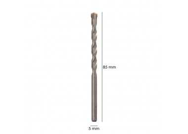 Broca Widia Piedra / Hormigón Ø 5 mm. Din 8039 Punta de Tungsteno.