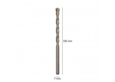 Broca Widia Piedra / Hormigón Ø 7 mm. Din 8039 Punta de Tungsteno.