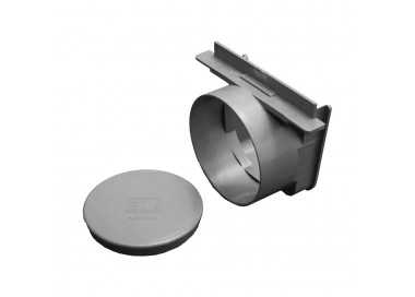 Tapa Para Canaleta Garaje Con Salida Ø 110 mm.
