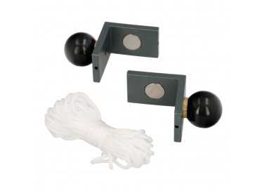Juego Angulares Magneticos Para Reglas 40x40 mm. Nivel Pared, Nivelador Pared.