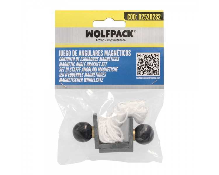 Juego Angulares Magneticos Para Reglas 40x40 mm. Nivel Pared, Nivelador Pared.