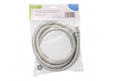 Flexo / Manguera Ducha Extensible Acero Inoxidable 1,7 a 2 Metros Accesorios de Latón. Flexible, Resistente a Torceduras,