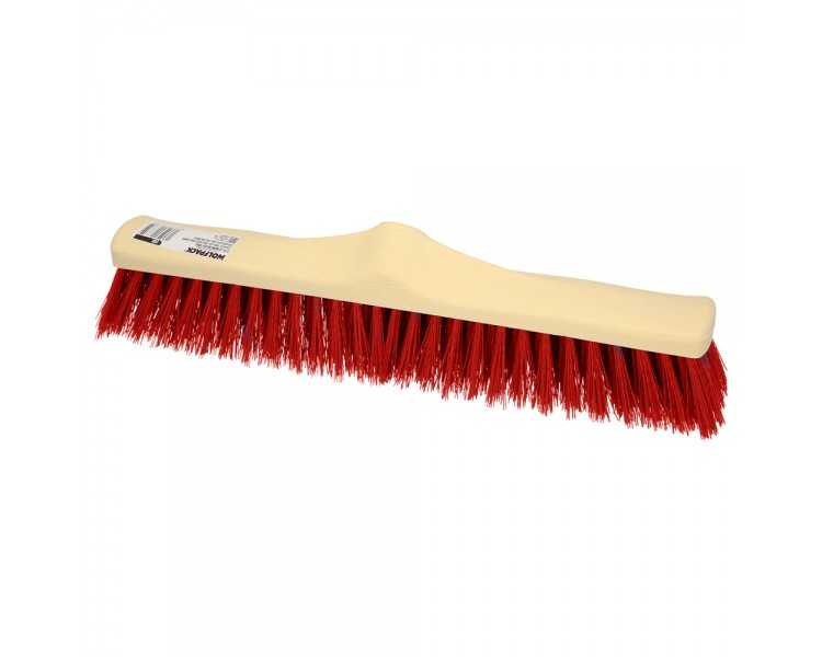 Cepillo Barrendero Industrial Fibra Suave PVC. Soporte Polipropileno 50 cm. (Sin Mango)