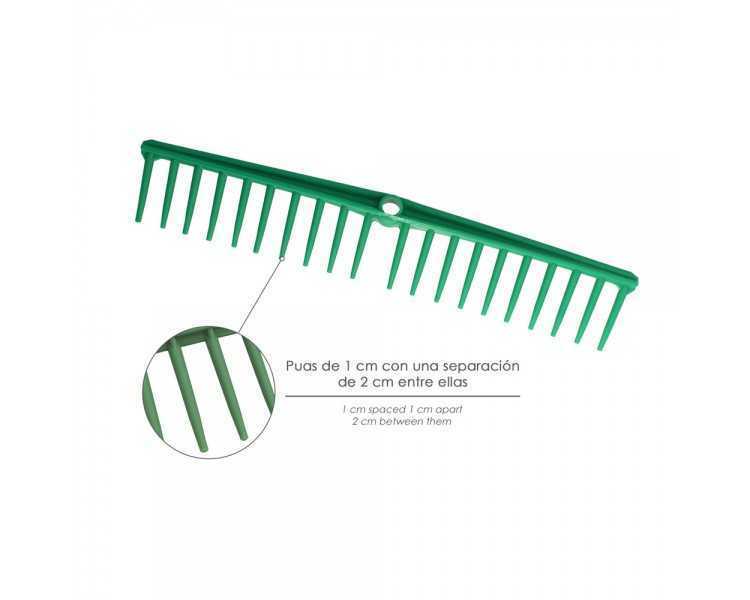 Rastrillo Polipropileno 20 Puas Profesional 63 cm. Rastrillo Jardin, Rastrillo Aceituna, Rastrillo Hojas, Cepillo Hojas Jardin,