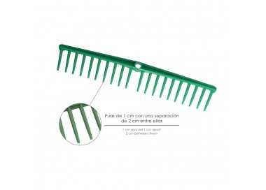 Rastrillo Polipropileno 20 Puas Profesional 63 cm. Rastrillo Jardin, Rastrillo Aceituna, Rastrillo Hojas, Cepillo Hojas Jardin,