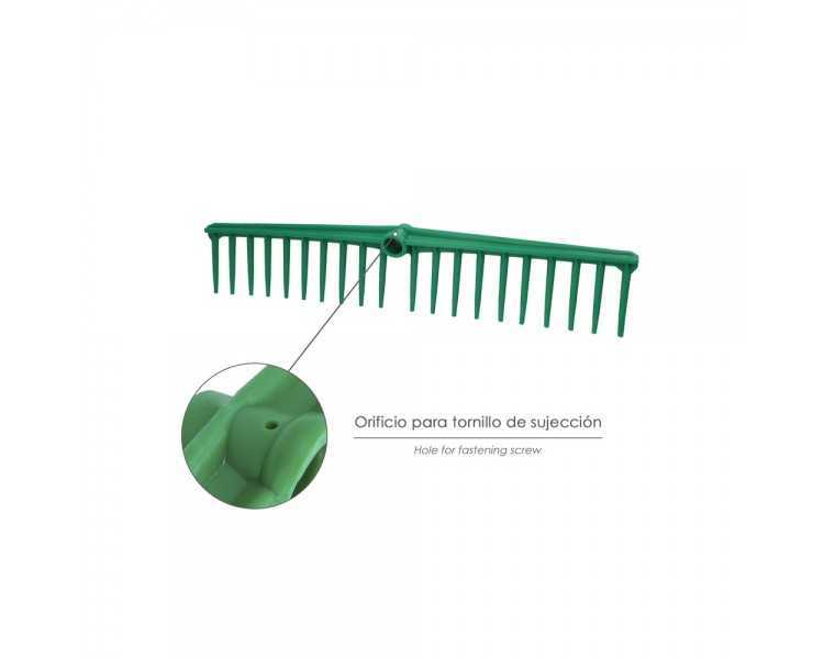 Rastrillo Polipropileno 20 Puas Profesional 63 cm. Rastrillo Jardin, Rastrillo Aceituna, Rastrillo Hojas, Cepillo Hojas Jardin,