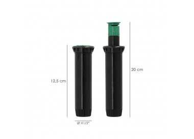 Difusor Emergente 3" Para GoteosToma H 1/2" Regulación 0-360º. Riego Por Goteo, Microaspersión, Riego Por Nebulizacion